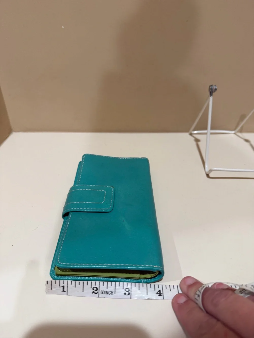 Fossil Turquoise Leather Long Vintage Wallet